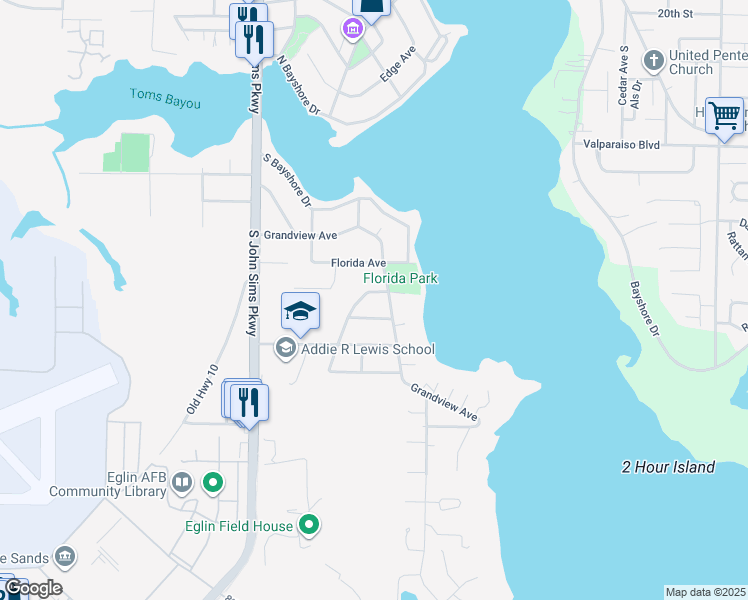 map of restaurants, bars, coffee shops, grocery stores, and more near 221 Grandview Avenue in Valparaiso