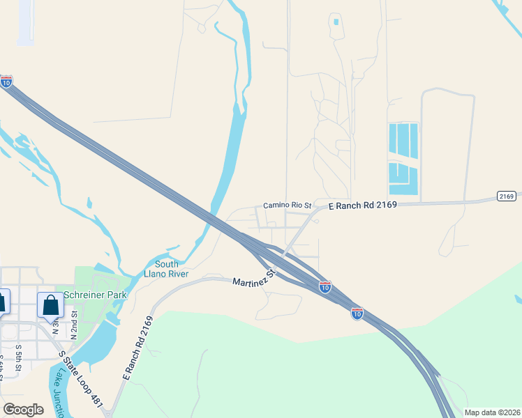 map of restaurants, bars, coffee shops, grocery stores, and more near 205 Perez Street in Junction