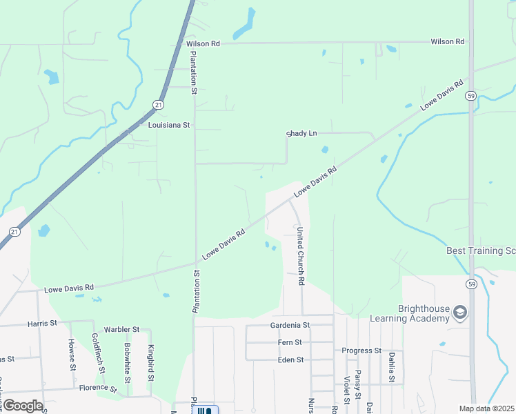 map of restaurants, bars, coffee shops, grocery stores, and more near 21171 Lowe Davis Road in Covington