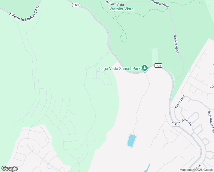 map of restaurants, bars, coffee shops, grocery stores, and more near 8425 Pine Muhly Drive in Meadowlakes