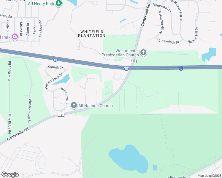 map of restaurants, bars, coffee shops, grocery stores, and more near 4036 Centerville Road in Tallahassee