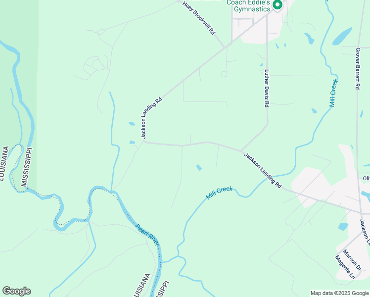 map of restaurants, bars, coffee shops, grocery stores, and more near 15 Luther Walker Road in Picayune