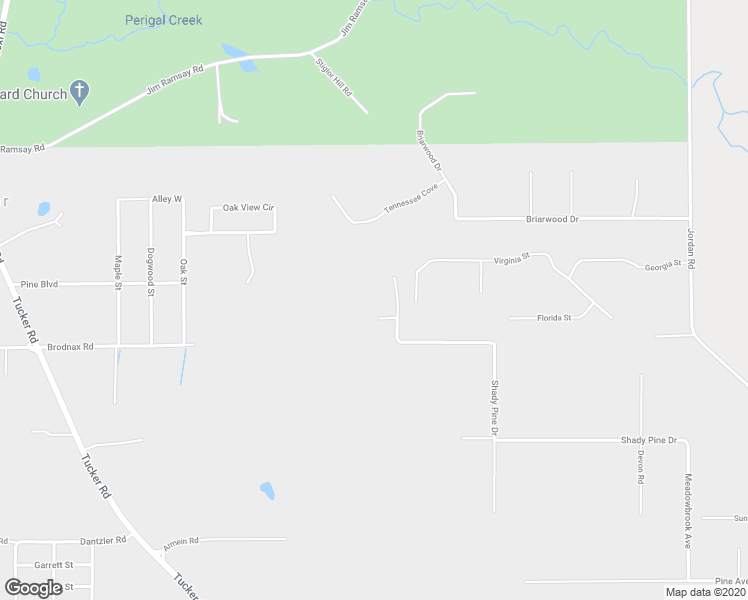 map of restaurants, bars, coffee shops, grocery stores, and more near 10601 Shady Pine Drive in Vancleave