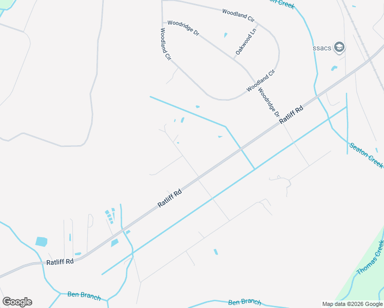 map of restaurants, bars, coffee shops, grocery stores, and more near 43383 Ratliff Road in Callahan