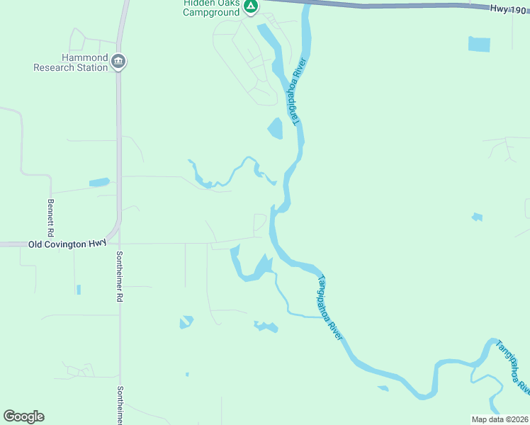 map of restaurants, bars, coffee shops, grocery stores, and more near 21507 Carpenter's Landing Road in Hammond