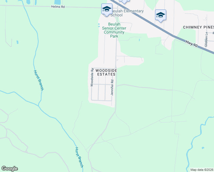 map of restaurants, bars, coffee shops, grocery stores, and more near 7126 Clearwood Road in Pensacola