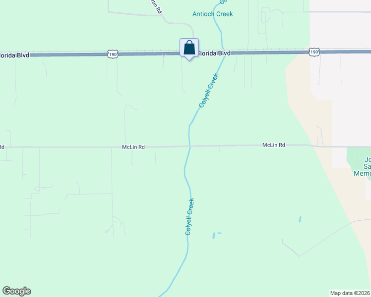 map of restaurants, bars, coffee shops, grocery stores, and more near 19269 McLin Road in Livingston
