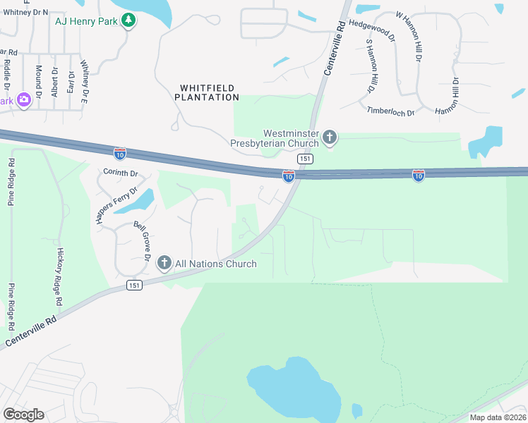 map of restaurants, bars, coffee shops, grocery stores, and more near 4016 Bending court in Tallahassee