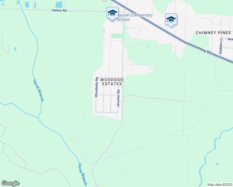 map of restaurants, bars, coffee shops, grocery stores, and more near 7135 Jennifer Road in Pensacola