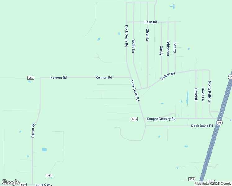 map of restaurants, bars, coffee shops, grocery stores, and more near Oak Street in Buna