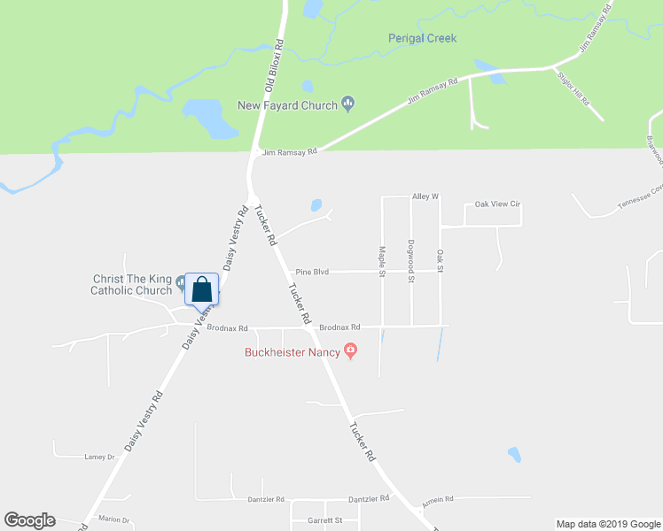 map of restaurants, bars, coffee shops, grocery stores, and more near 15000 Pine Boulevard in Ocean Springs