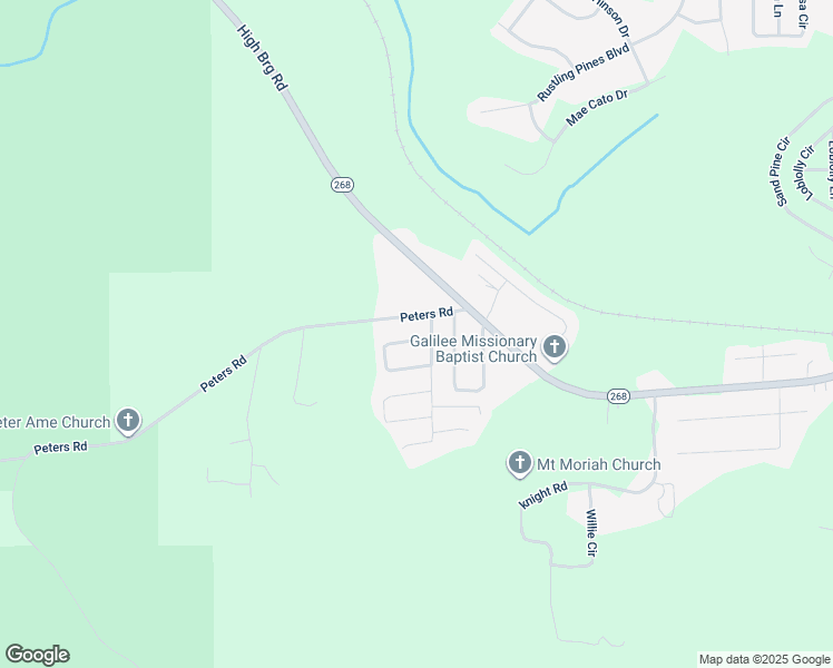 map of restaurants, bars, coffee shops, grocery stores, and more near 46 Forest Circle South in Midway