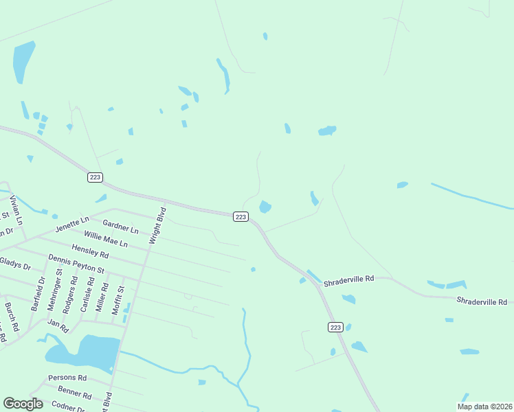 map of restaurants, bars, coffee shops, grocery stores, and more near Farm to Market 223 in Shepherd