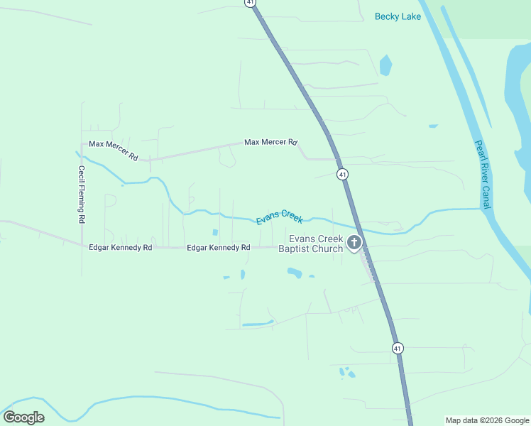map of restaurants, bars, coffee shops, grocery stores, and more near 73225 Snow Polk Road in Pearl River