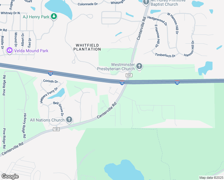 map of restaurants, bars, coffee shops, grocery stores, and more near 2141 Fallbrooke Court in Tallahassee