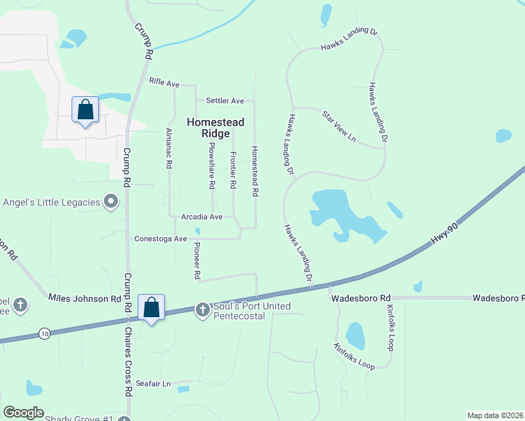 map of restaurants, bars, coffee shops, grocery stores, and more near 3333 Homestead Road in Tallahassee