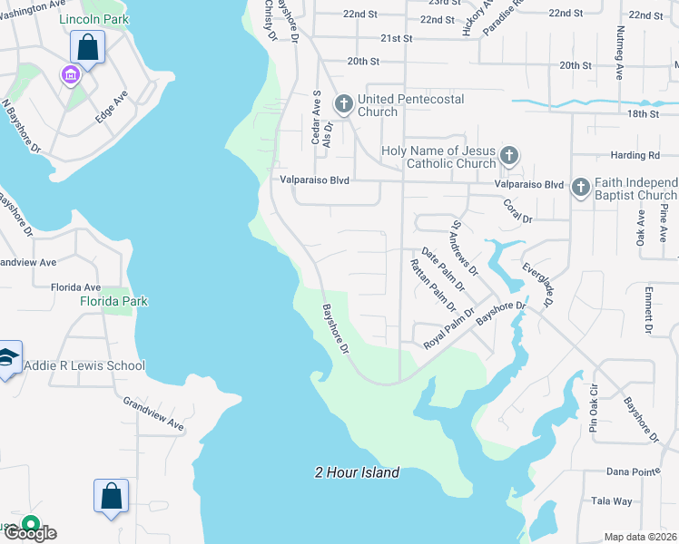 map of restaurants, bars, coffee shops, grocery stores, and more near 911 Fallin Branch Court in Niceville