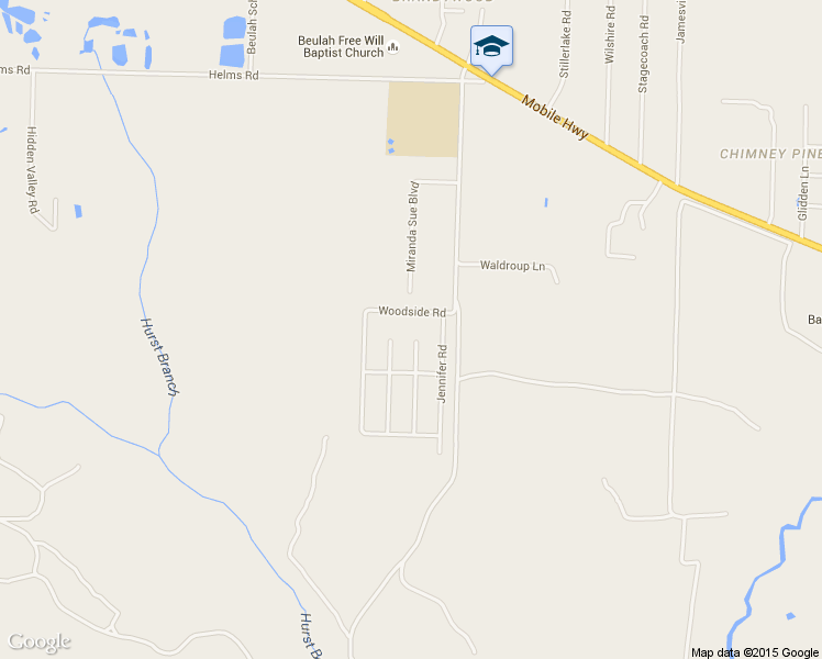 map of restaurants, bars, coffee shops, grocery stores, and more near 7155 Clearwood Road in Pensacola