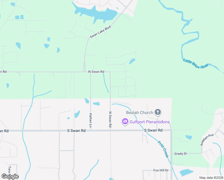 map of restaurants, bars, coffee shops, grocery stores, and more near 14030 Ursuline Road in Gulfport