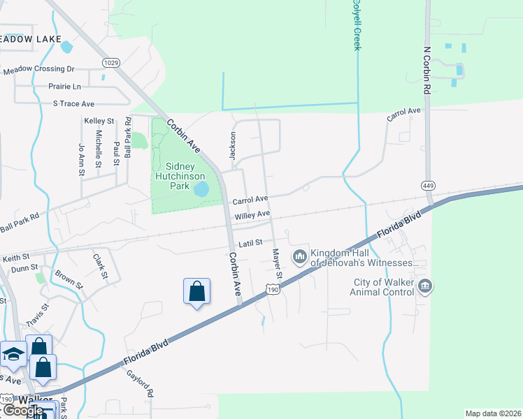 map of restaurants, bars, coffee shops, grocery stores, and more near 14399 Wiley Avenue in Walker