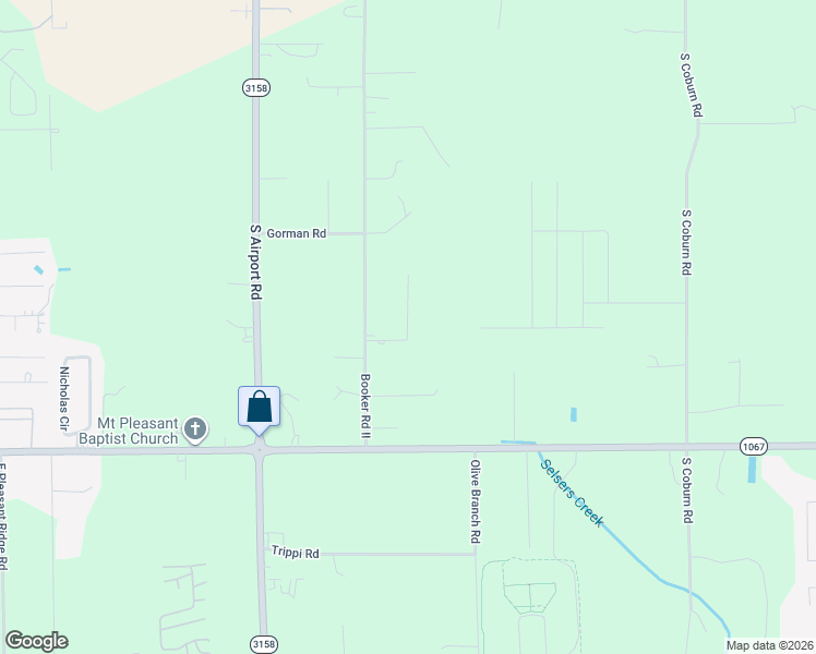 map of restaurants, bars, coffee shops, grocery stores, and more near 19228 Frank Harris Road in Hammond