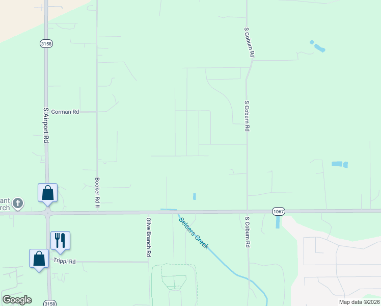 map of restaurants, bars, coffee shops, grocery stores, and more near 19421 Old Covington Highway in Hammond