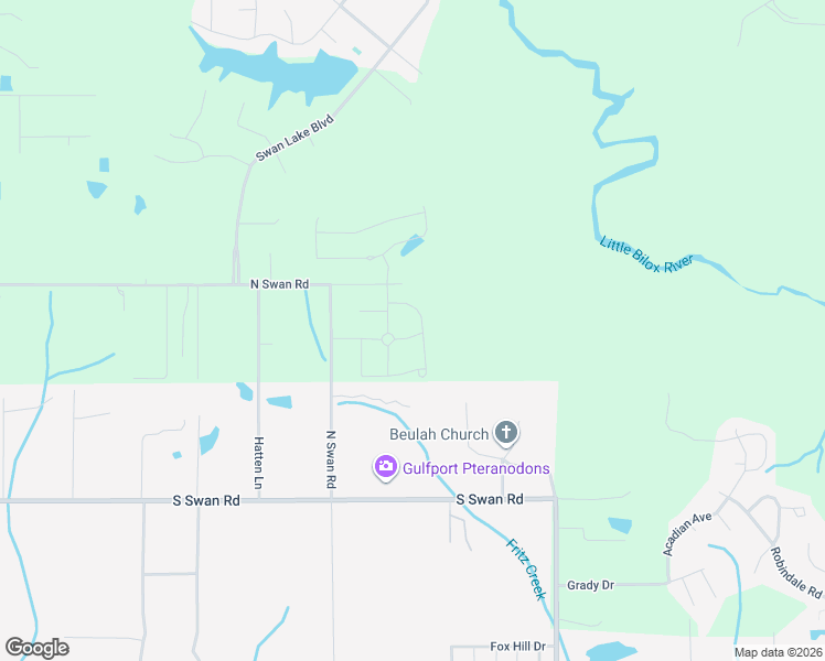 map of restaurants, bars, coffee shops, grocery stores, and more near Ursuline Drive in Gulfport