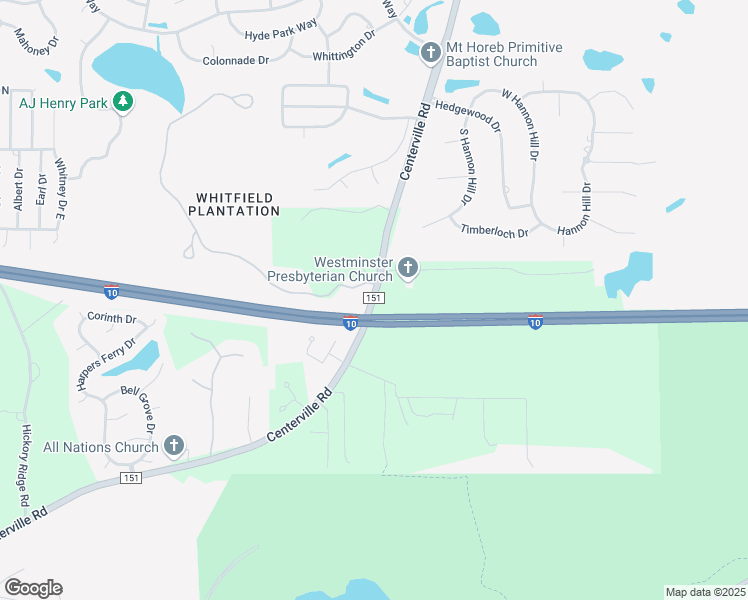 map of restaurants, bars, coffee shops, grocery stores, and more near 5777 Centerville Road in Tallahassee