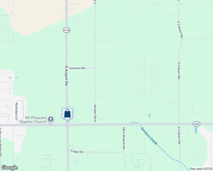 map of restaurants, bars, coffee shops, grocery stores, and more near 19228 Frank Harris Road in Hammond