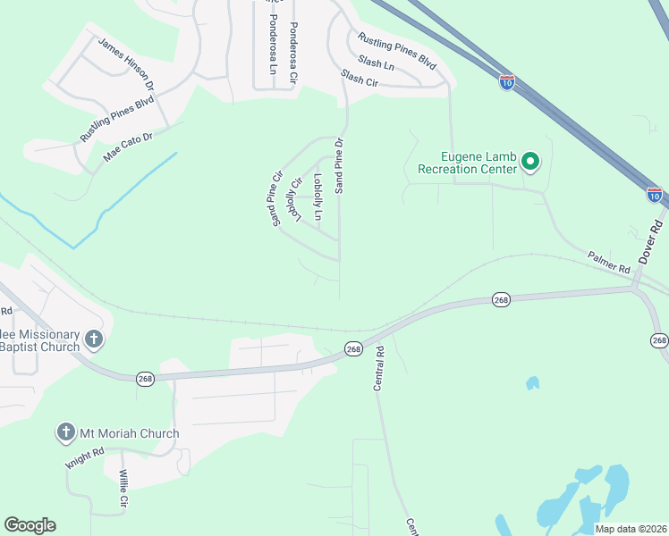map of restaurants, bars, coffee shops, grocery stores, and more near 554 Sand Pine Circle in Midway