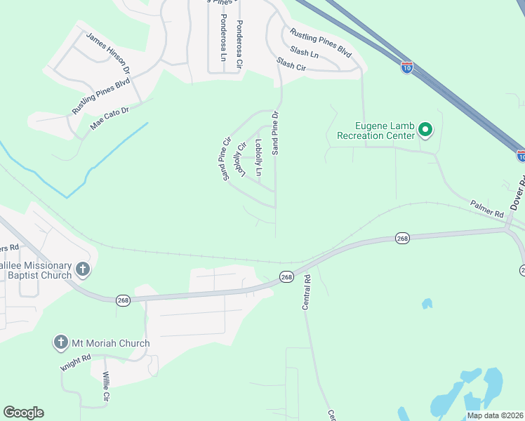 map of restaurants, bars, coffee shops, grocery stores, and more near 554 Sand Pine Circle in Midway
