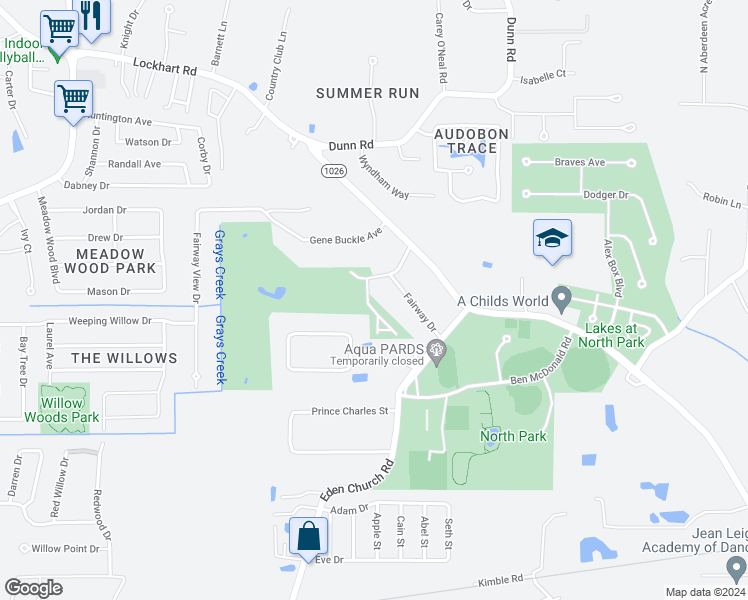 map of restaurants, bars, coffee shops, grocery stores, and more near 9900 Country Club Drive in Denham Springs