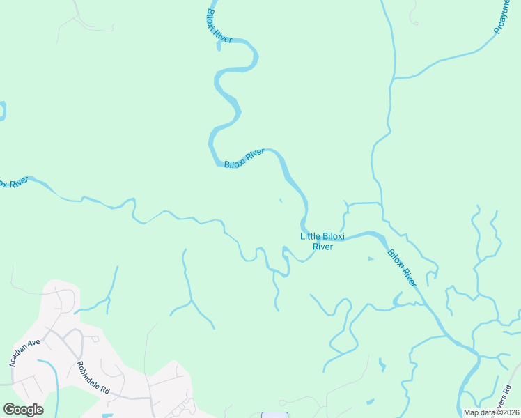 map of restaurants, bars, coffee shops, grocery stores, and more near 3 River Ridge Drive in Saucier