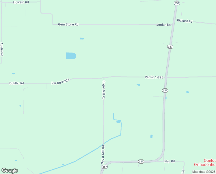 map of restaurants, bars, coffee shops, grocery stores, and more near 136-398 Sugar Mill Road in Opelousas