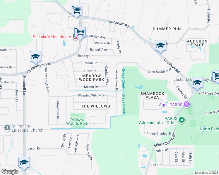 map of restaurants, bars, coffee shops, grocery stores, and more near 9252 Mason Drive in Denham Springs