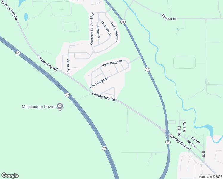 map of restaurants, bars, coffee shops, grocery stores, and more near 14543 Indian Trails Circle in Biloxi