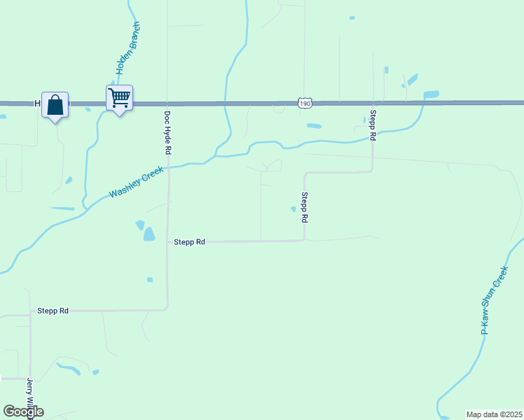 map of restaurants, bars, coffee shops, grocery stores, and more near 44323 Deer Ridge Road in Robert