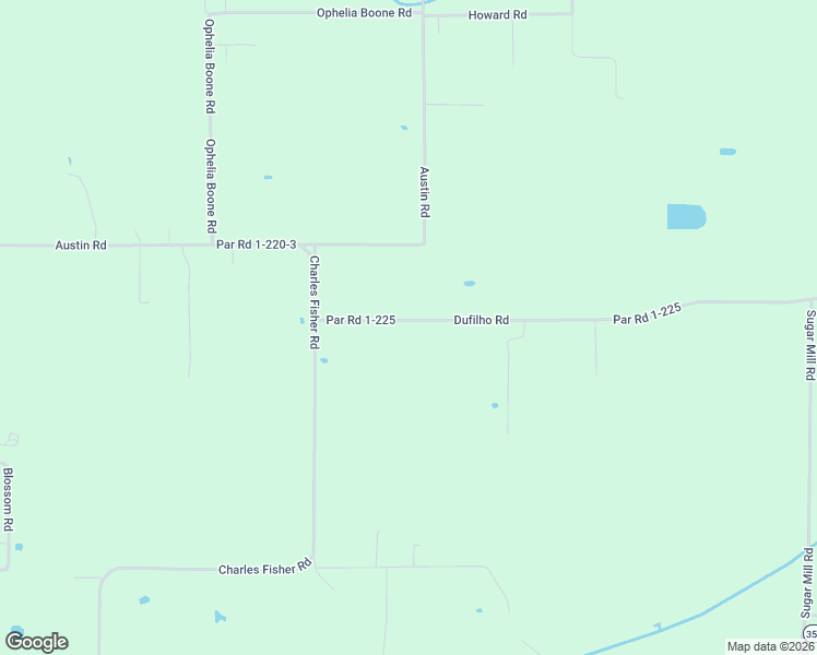 map of restaurants, bars, coffee shops, grocery stores, and more near 234 Dufilho Road in Opelousas