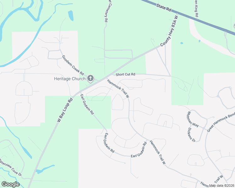 map of restaurants, bars, coffee shops, grocery stores, and more near 102 Sweet Tea Lane in Freeport