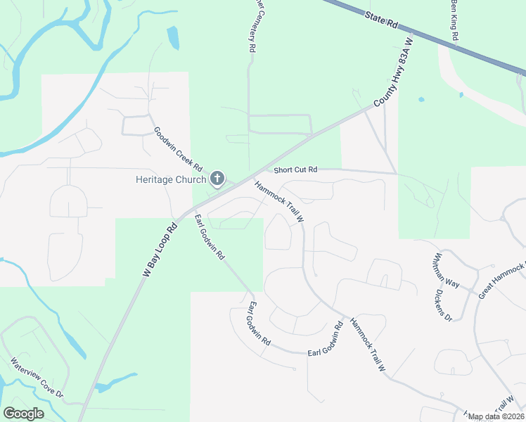 map of restaurants, bars, coffee shops, grocery stores, and more near 102 Sweet Tea Lane in Freeport
