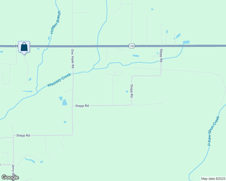 map of restaurants, bars, coffee shops, grocery stores, and more near Deer Ridge Road in Robert