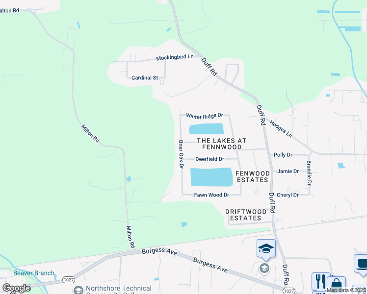 map of restaurants, bars, coffee shops, grocery stores, and more near 12409 Deerfield Drive in Walker