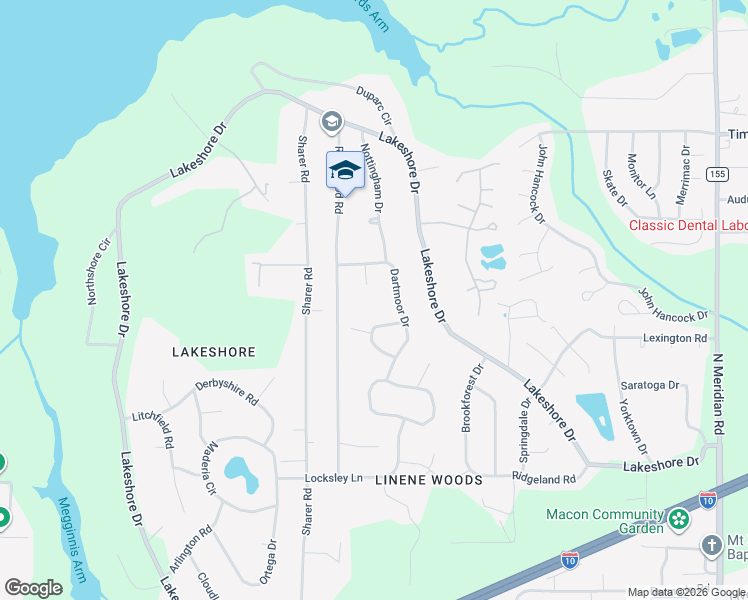 map of restaurants, bars, coffee shops, grocery stores, and more near 3329 Dartmoor Court in Tallahassee