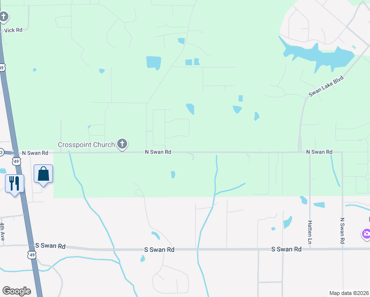 map of restaurants, bars, coffee shops, grocery stores, and more near 14994 North Swan Road in Gulfport