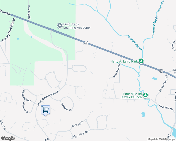 map of restaurants, bars, coffee shops, grocery stores, and more near 26 Echo Cove in Freeport