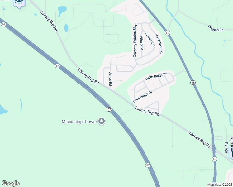 map of restaurants, bars, coffee shops, grocery stores, and more near 15037 Lamey Bridge Road in Biloxi