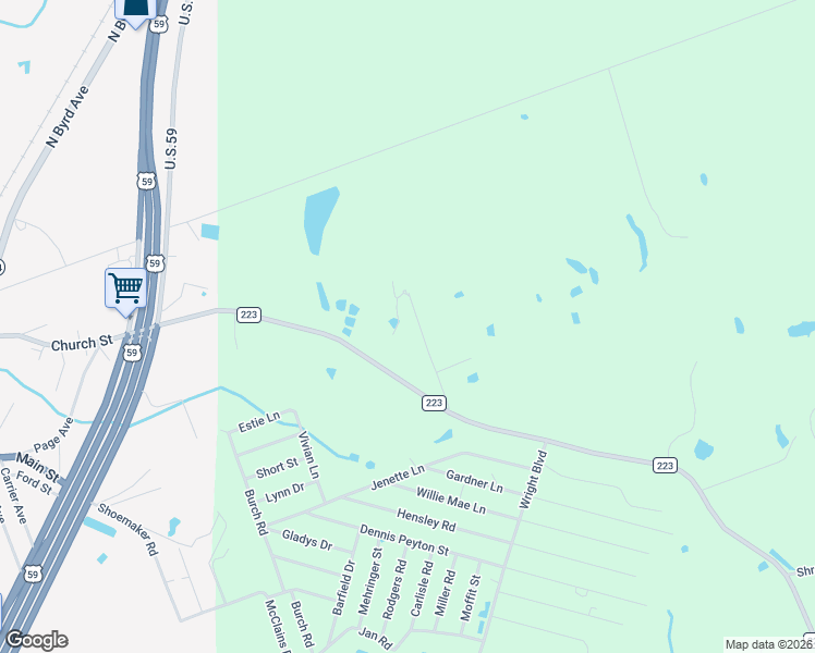 map of restaurants, bars, coffee shops, grocery stores, and more near 305 Ellis Lovett Road in Shepherd