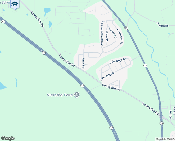 map of restaurants, bars, coffee shops, grocery stores, and more near 15037 Lamey Bridge Road in Biloxi