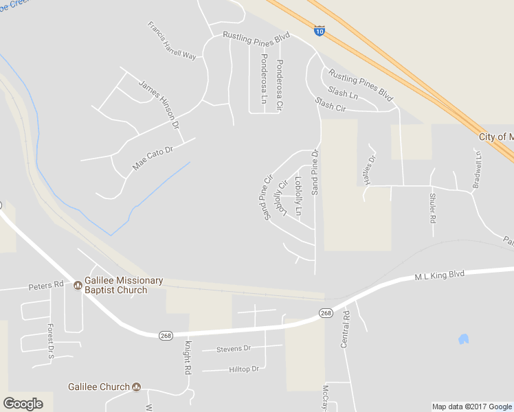map of restaurants, bars, coffee shops, grocery stores, and more near 332 Sand Pine Circle in Midway