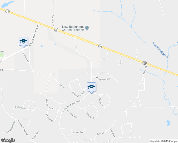 map of restaurants, bars, coffee shops, grocery stores, and more near 36 Rhapsody Street in Freeport